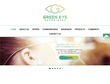 Tablet Screenshot of greeneyeassociates.com